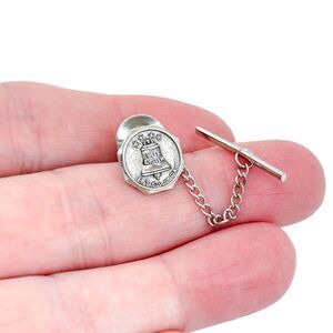 Vintage Sterling Silver Bell System B.T. Co. of PA Tie Pin